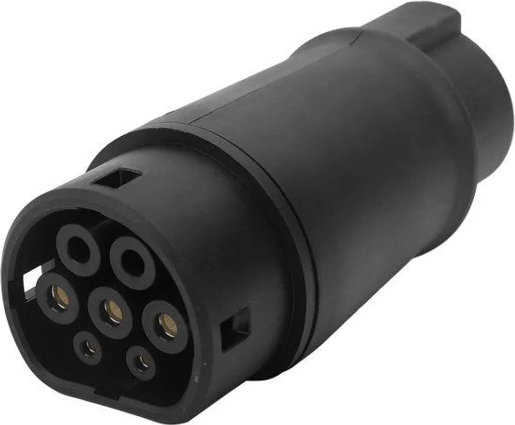Adaptateur Chargeur Voiture 32A Type 1 vers Type 2 étanche IP54 250V