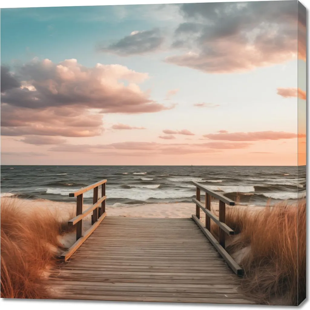 Quadro Moderno 100x100 Sentiero dell'Avventura - Arredo Design Casa
