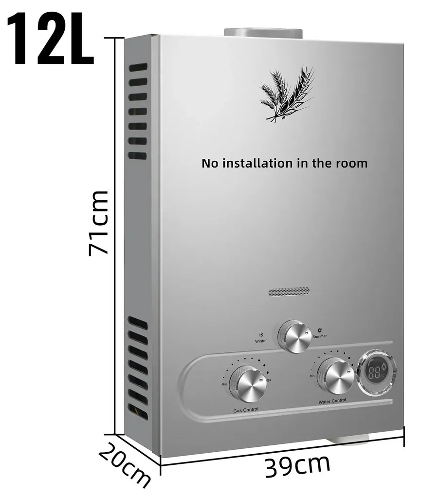Chauffe-eau haute efficacité 24 kW 12L - Conception compacte et robuste - 2