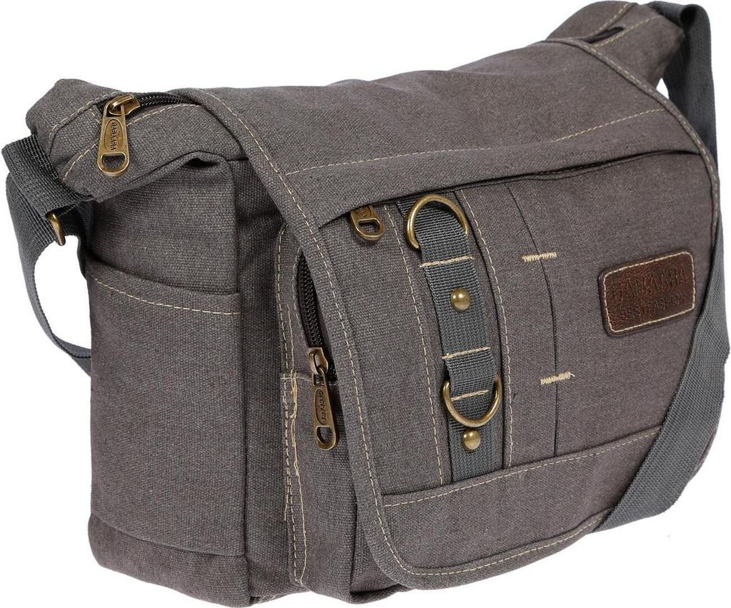 Damen Tasche Canvas Umhängetasche Schultertasche Crossover Produktbild 