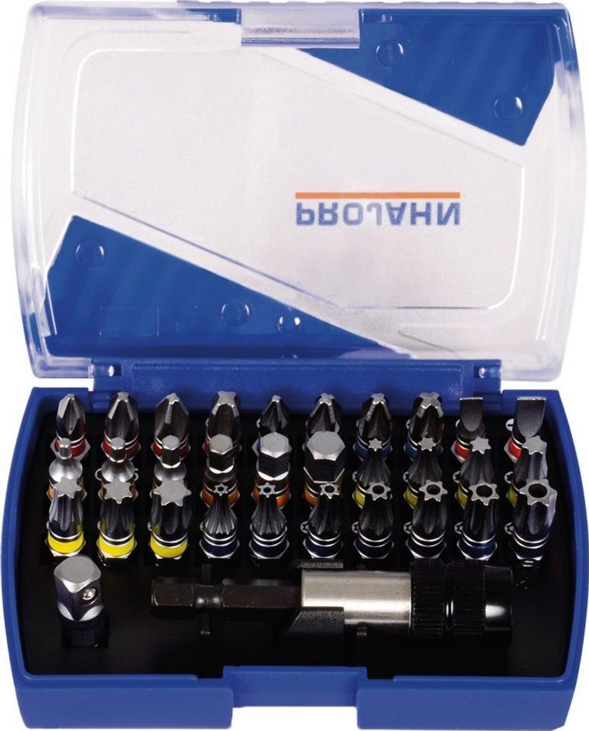 Projahn 1/4 Bit Box mit markierten Bits 32-tlg.