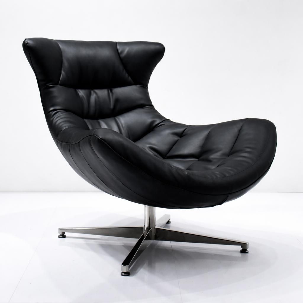 Sessel Design Couch Sofa Sitzer Leder Lounge Club Polster Luxus Ohren Sitz Relax
