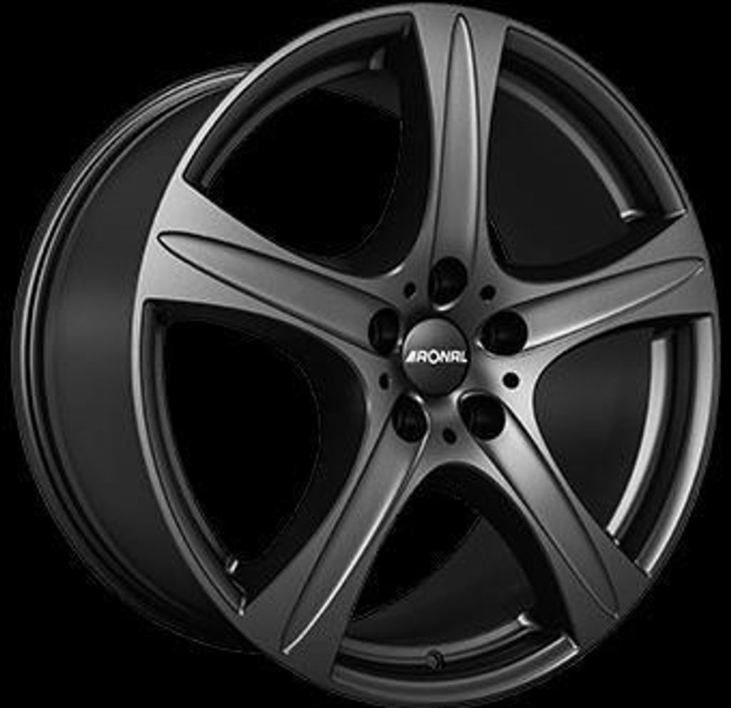 19 Zoll Alufelge RONAL R55 SUV 19"x9,0" 5x120 PCD ET40 82,0mm Felge Matt Schwarz