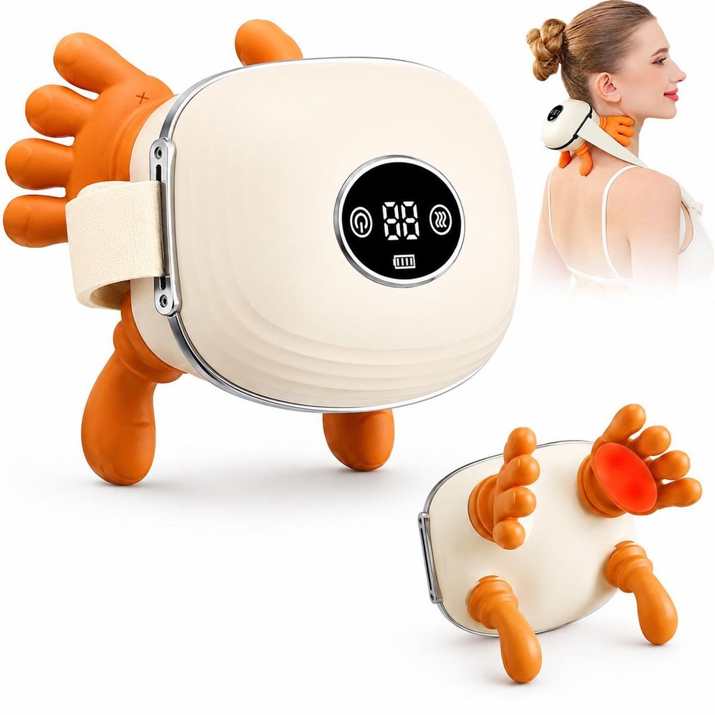 Nackenmassagegerät Schulter Massagegerät, Weiß, Produktbild 