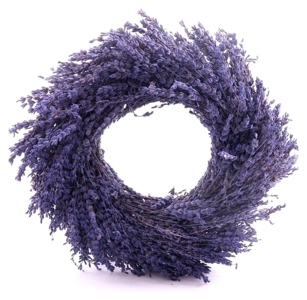 Lavendelkranz Flieder - Trockenblumen - Landhaus- und mediterraner Stil (1 Stück 20 cm)