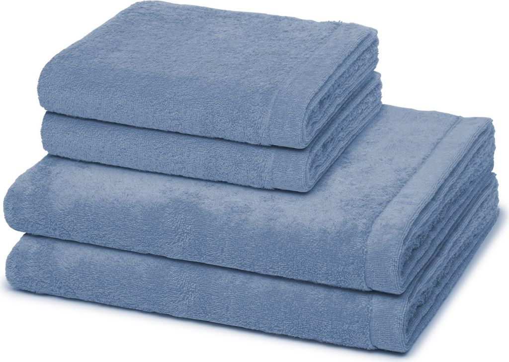 Cawö Lifestyle 2 X Handtuch 2 X Duschtuch im Set Weich und Produktbild 