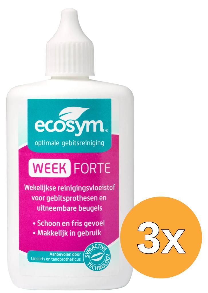 3x Ecosym Week forte (100 ml) Productafbeelding 