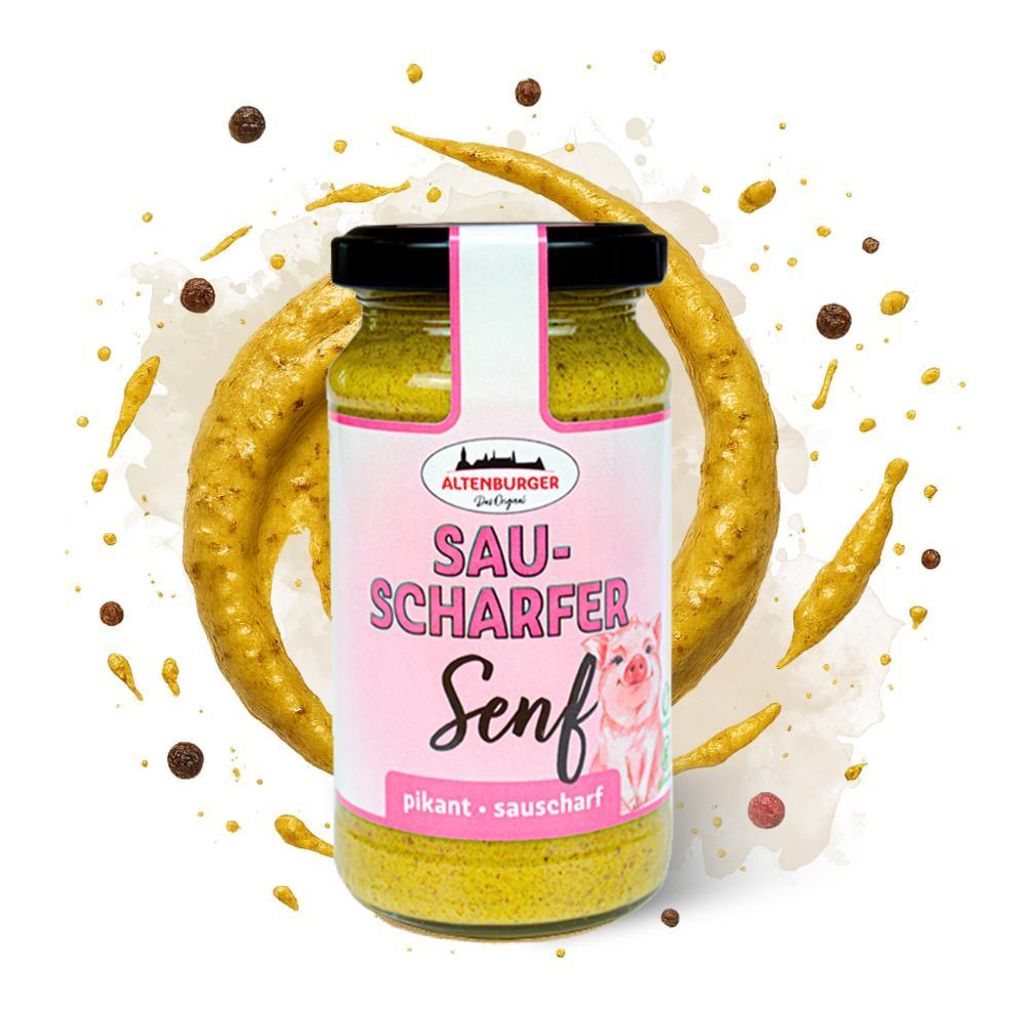 Sauscharfer Senf, 200 ml