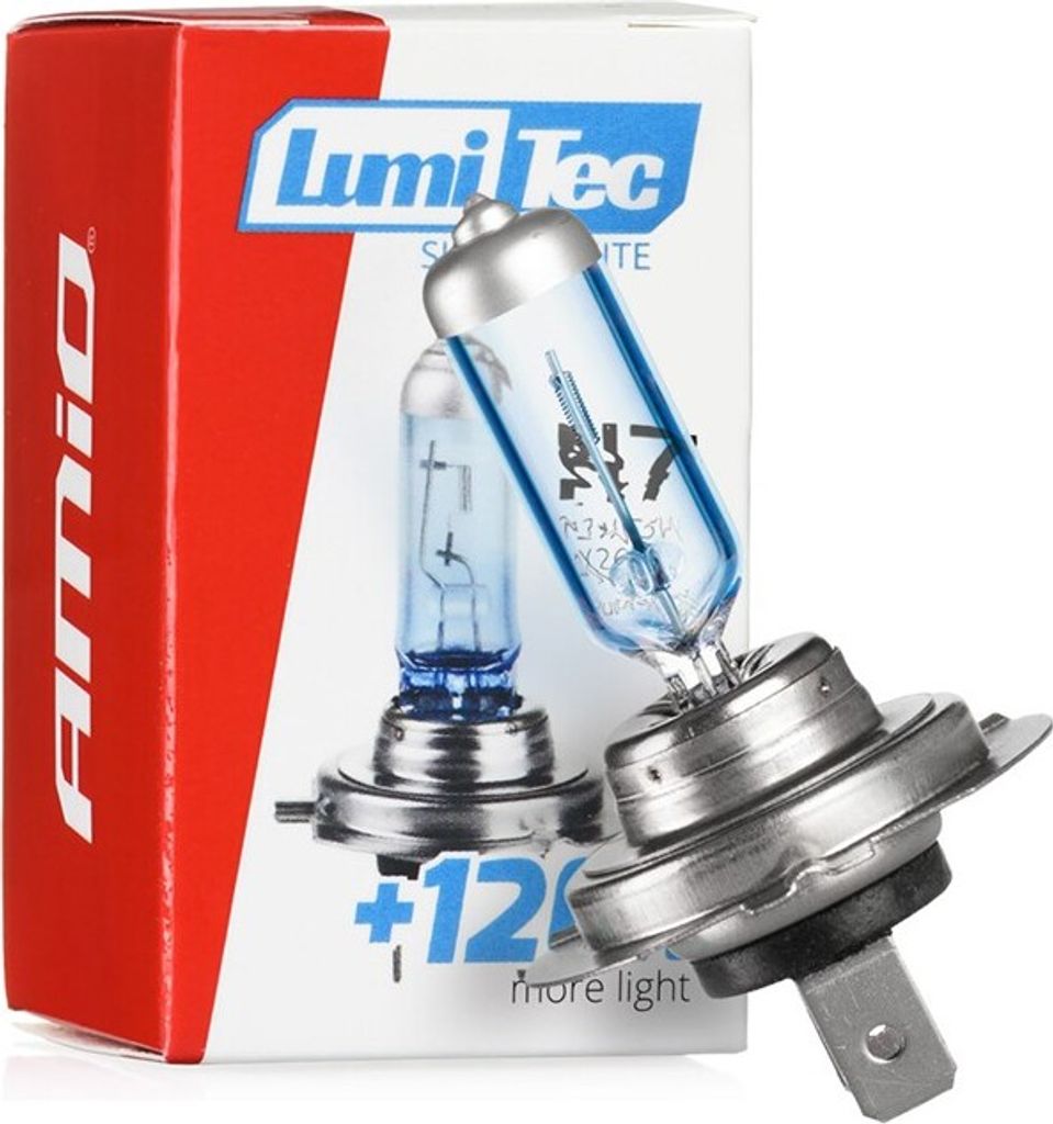 +120% Żarówki H7 12V Lumitec Super White 4300K Mocna I Zdjęcie produktu 