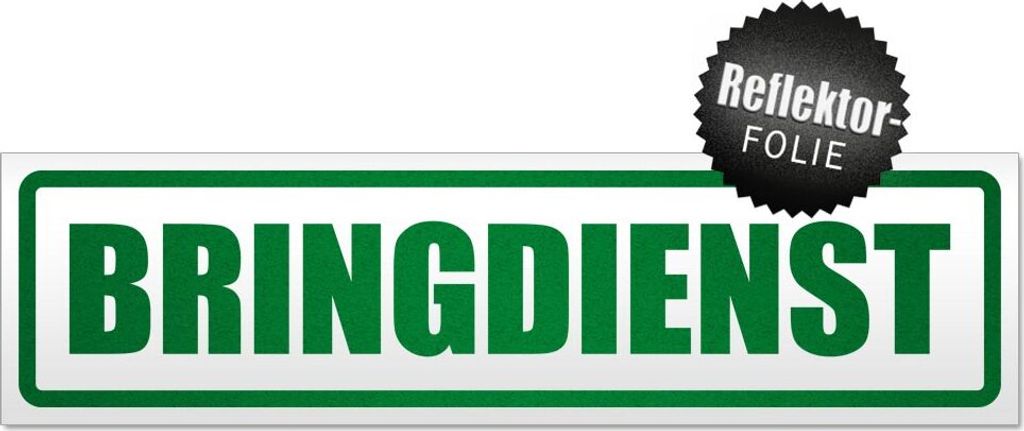 Bringdienst Magnetschild Schild magnetisch