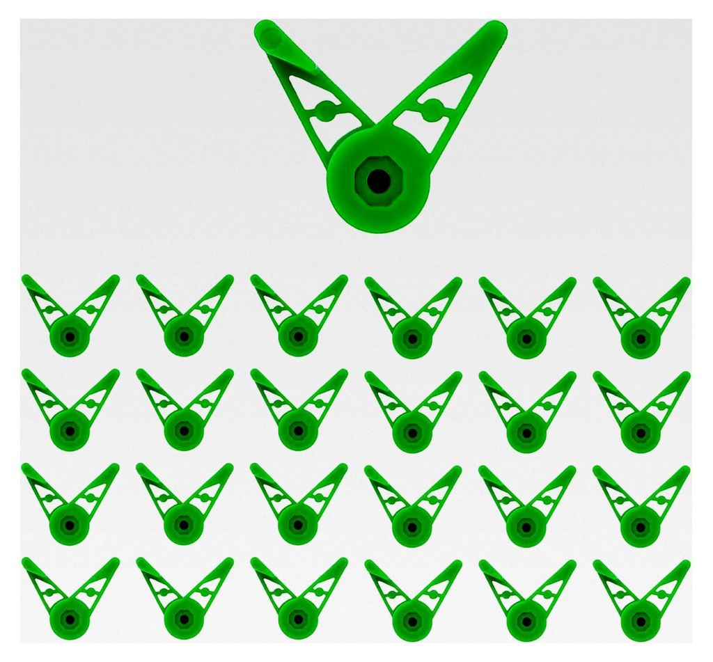 Set mit 25 Pflanzenclips – Triebe lenken und Wachstum fördern – für optimales Pflanzenwachstum – geeignet für jede Pflanze