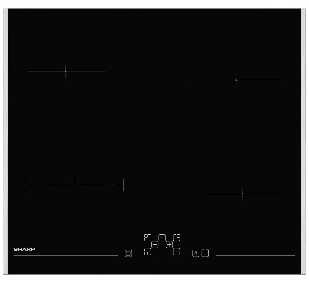 Table de cuisson vitrocéramique 59cm idéale pour cuisine familiale Sharp - 4