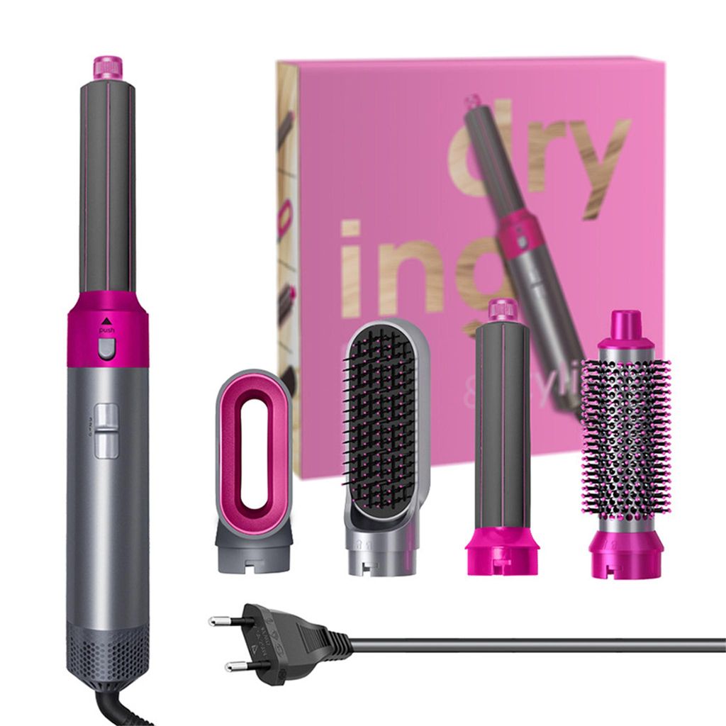5 in 1 Haartrockner Multistyler mit Lockenstab Haarglätter professionelles Haartrockner Styling-Tool