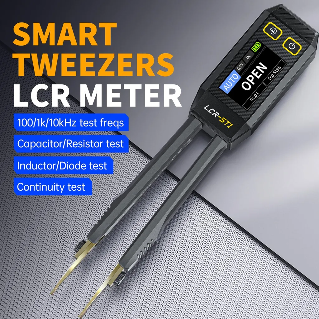Smart Tweezer Bridge Kit LCR-ST1 Testeur de composants avec écran couleur