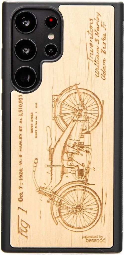 Bewood Holzhülle für Samsung Galaxy S23 Ultra HARLEY PATENT ANIEGRE