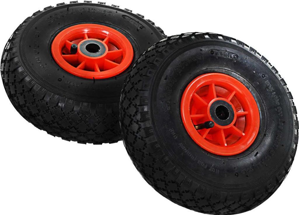 vidaXL Sackkarrenräder 2 Stk. Gummi 3,00-4 (245x82) Produktbild 