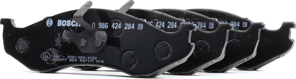 1 BOSCH Bremsbeläge Bremsklötze 0 986 424 284
