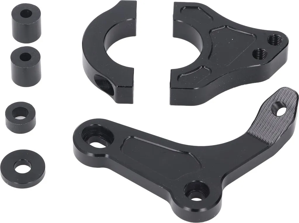 Kit Support Amortisseur Direction Alu Noir XMAX 300 - Plus Stable
