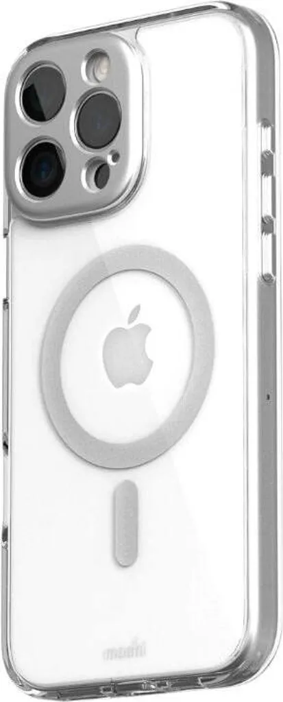 Protégez votre iPhone 16 Pro Max avec la Coque Moshi iGlaze MagSafe Argent - 8