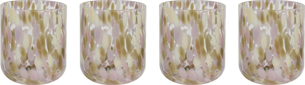 BUTLERS Trinkglas CONFETTI 4er-Set