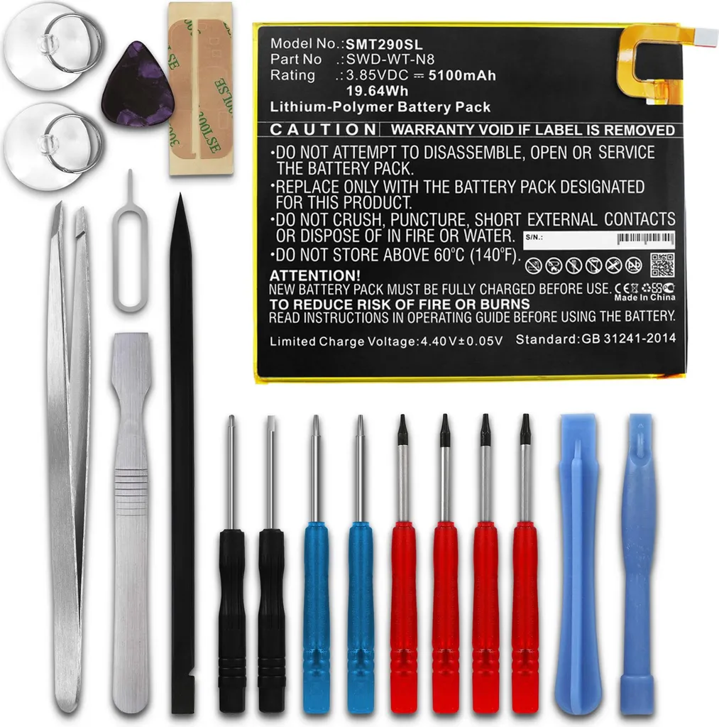 Réparer Batterie Samsung Galaxy Tab A 8.0 2019 SM-T290 HS avec ce Kit