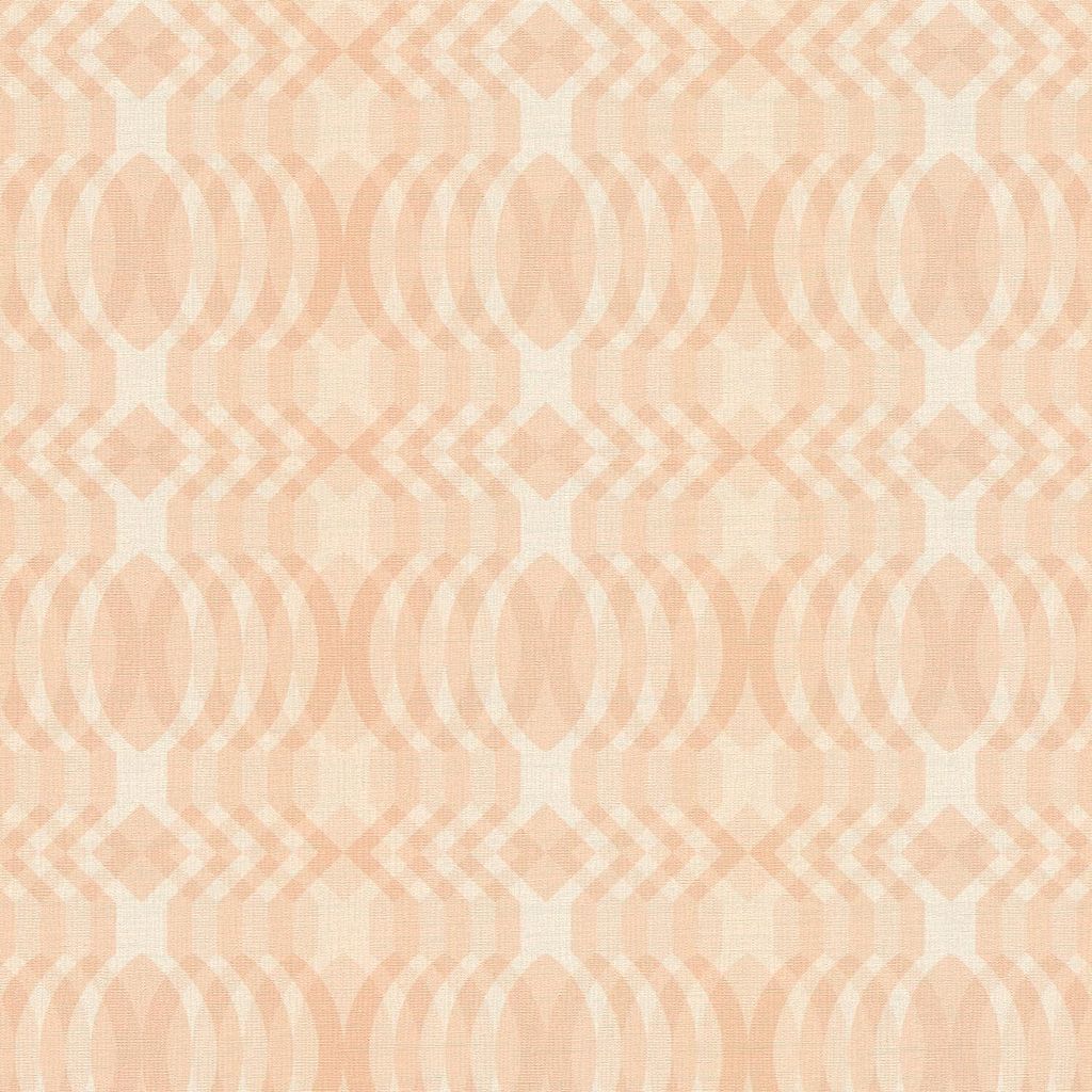 Profhome 395345-GU Retro Tapete Grafisch matt beige alt-rosa creme-weiß 4,5 m2