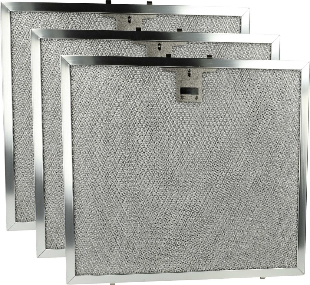 vhbw 3x Filter Metallfettfilter kompatibel mit Miele DA 250, DA 424, DA 250-4 (2006 - 2007) Dunstabzugshaube - 28,4 x 31,5 x 0,9 cm, Edelstahl