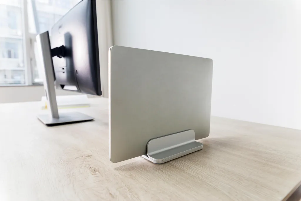 Deltaco ARM-0532 Support PC Portable Argenté Ergonomique pour Bureau - 8