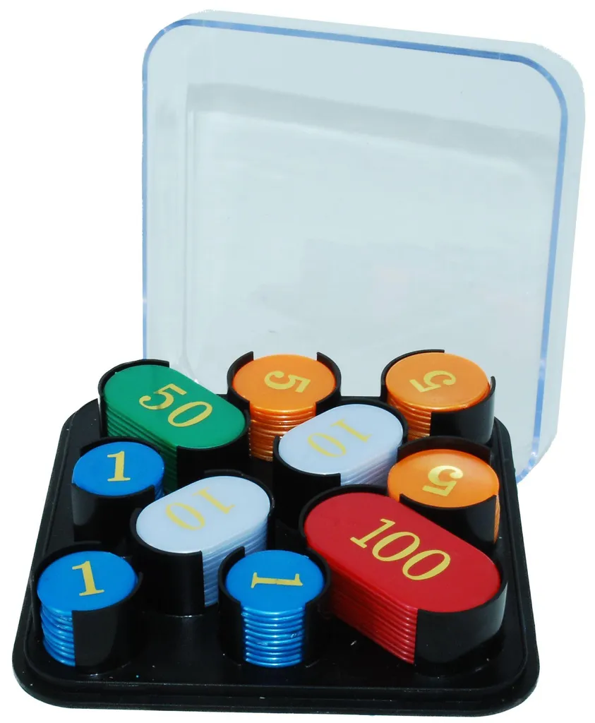 Jetons de roulette pro 100 pièces dorées : finis les jetons légers