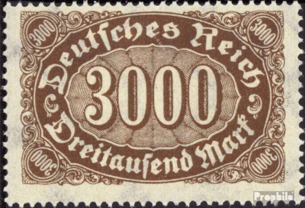 Briefmarken Deutsches Reich 1922 Mi 254b  gestempelt Produktbild 