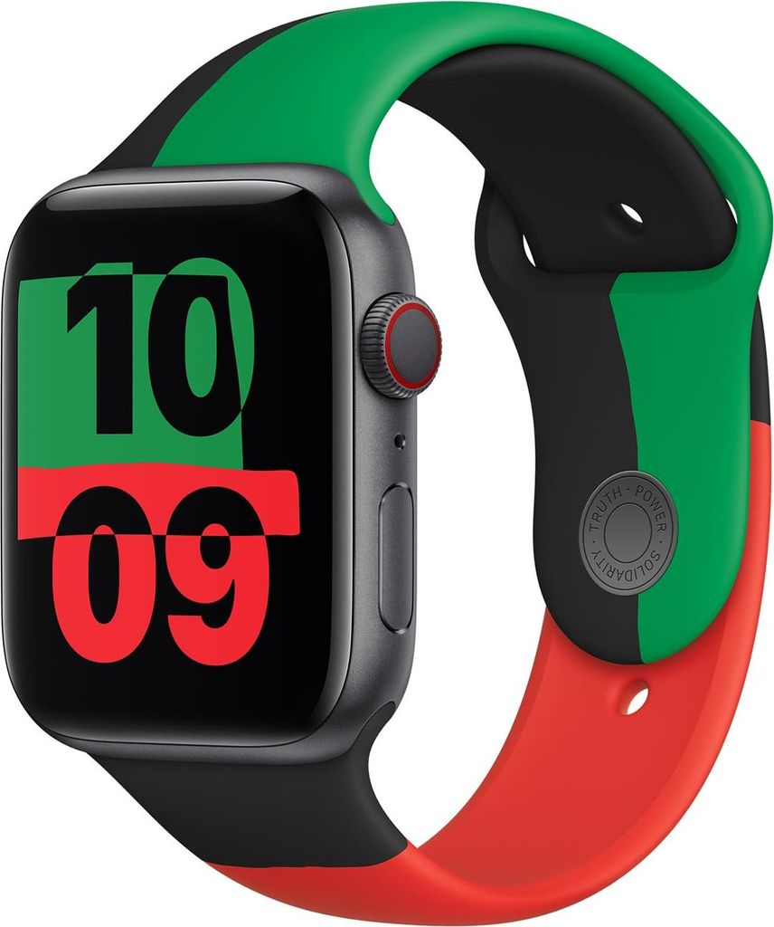 Sport Armband für Apple Watch Series 1 - 11 / SE / Ultra (44/45/46/49 mm) - Größe S/M - Black Unity