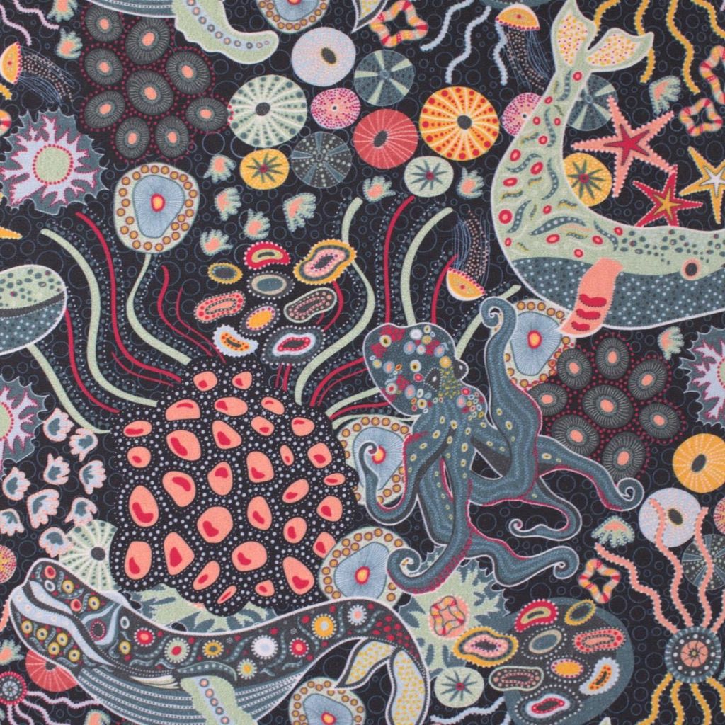 Giraffenland 3-Kammer 40x30cm Johanniskernkissen - Baumwolle Unter Wasser - Wärmekissen, Körnerkissen