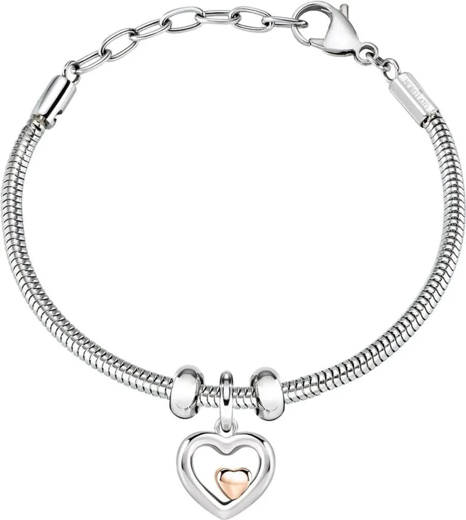 Bracelet Morellato Femme SCZ1096 en Acier Argenté avec Cristaux Brillants