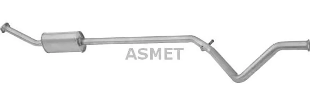 Réparer échappement bruyant C4 307 avec Silencieux central ASMET 1717R3