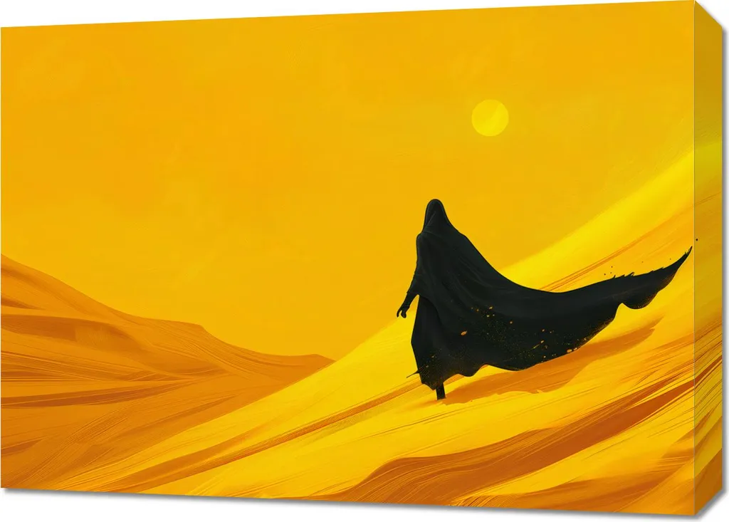 Affiche Décorative Désert Ruft 70x50 cm : Art Mural Nature pour Maison