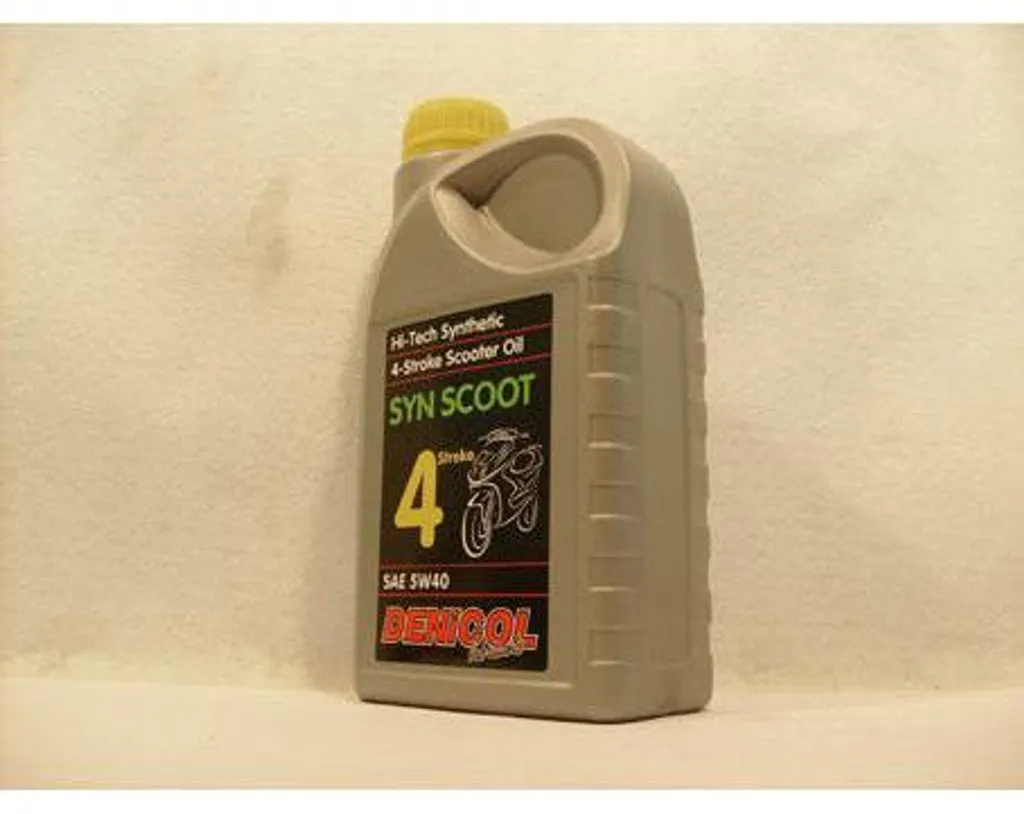 Réduisez l'Usure Moteur avec l'Huile Denicol Syn Scoot 4T 5W40 1 Litre