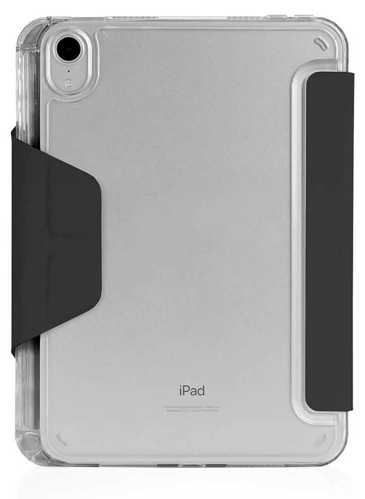 stm goods, Opp Etui für iPad Mini 8.3 mit Stifthalter und Origami-Ständer, Schwarz