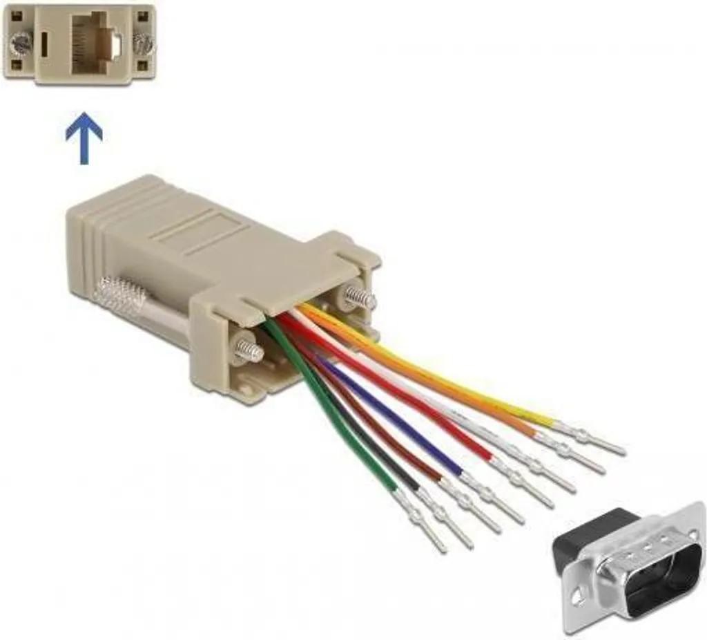 Adaptateur D-Sub9 vers RJ45 : Solution pour Câblage Série Distant