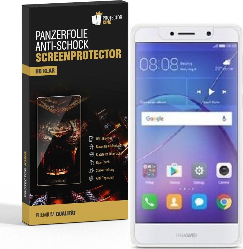 4x Panzerfolie für Huawei Mate 9 Lte ANTI-SCHOCK Displayschutzfolie HD KLAR