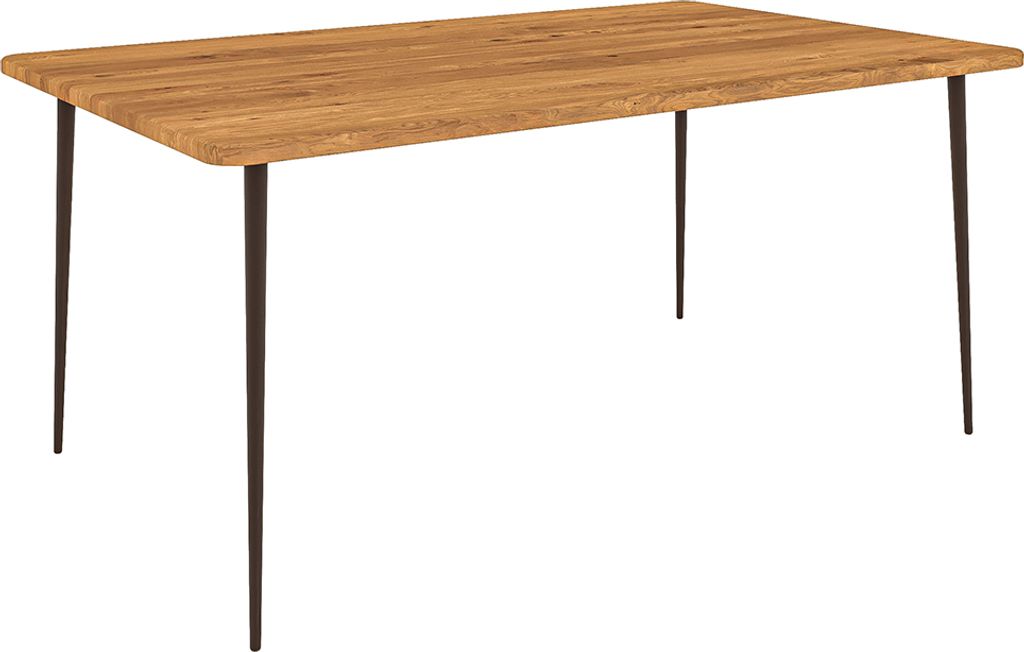 Esstisch 80x190 cm Massivholz in Eiche geölt, KABALA-165