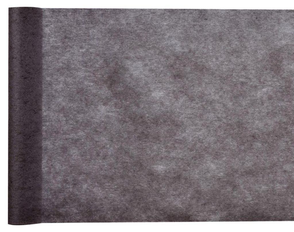 Bežec na stôl z netkanej textílie 30 cm x 25 m - čierny Obrázok produktu 