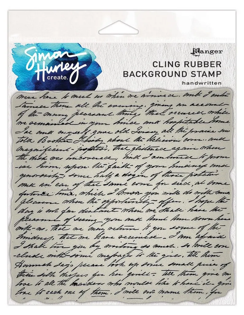 Tampon Adhésif Handwriting Simon Hurley : Motif Écriture Créative