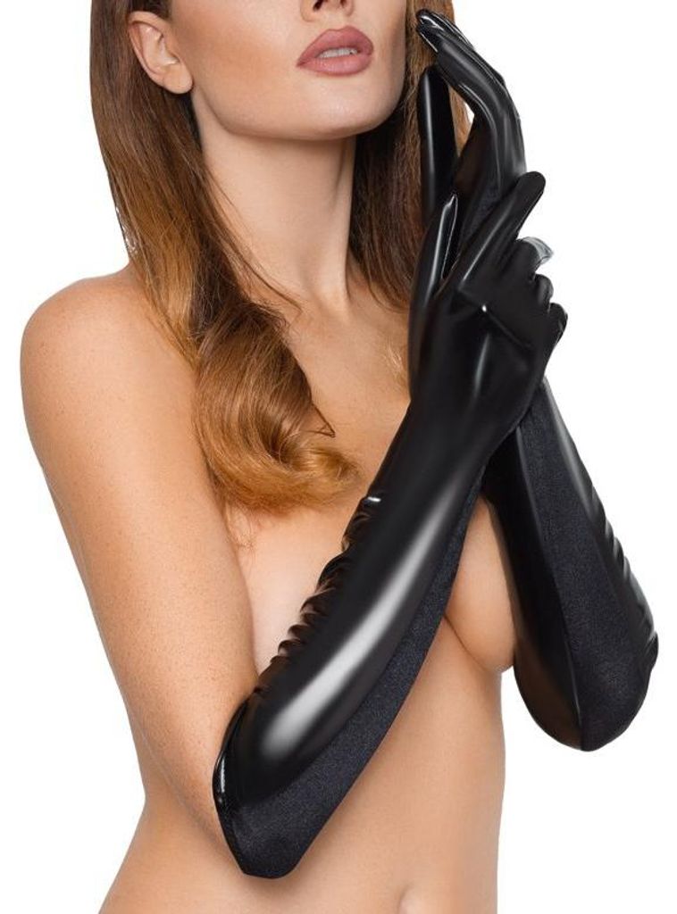 Guanti in vinile nero-L Immagine del prodotto 
