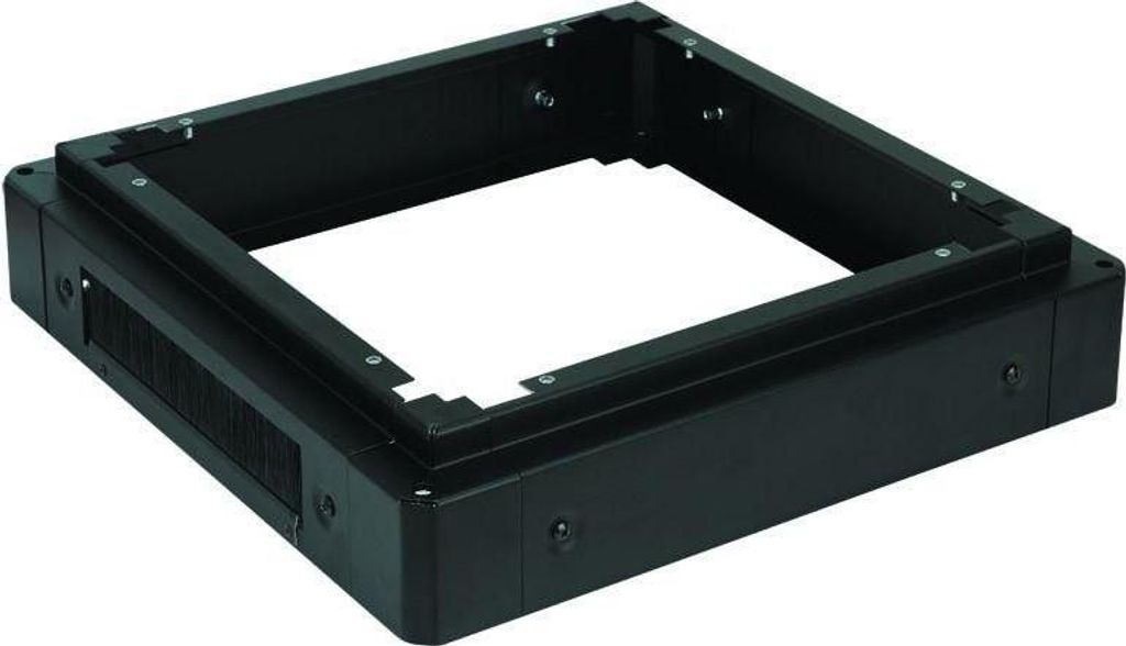 Lanview by Logon - Fußleiste des Gestells - w=800, d=800, h=100 mm - Schwarz, RAL 9005 - 48.3 cm (19")