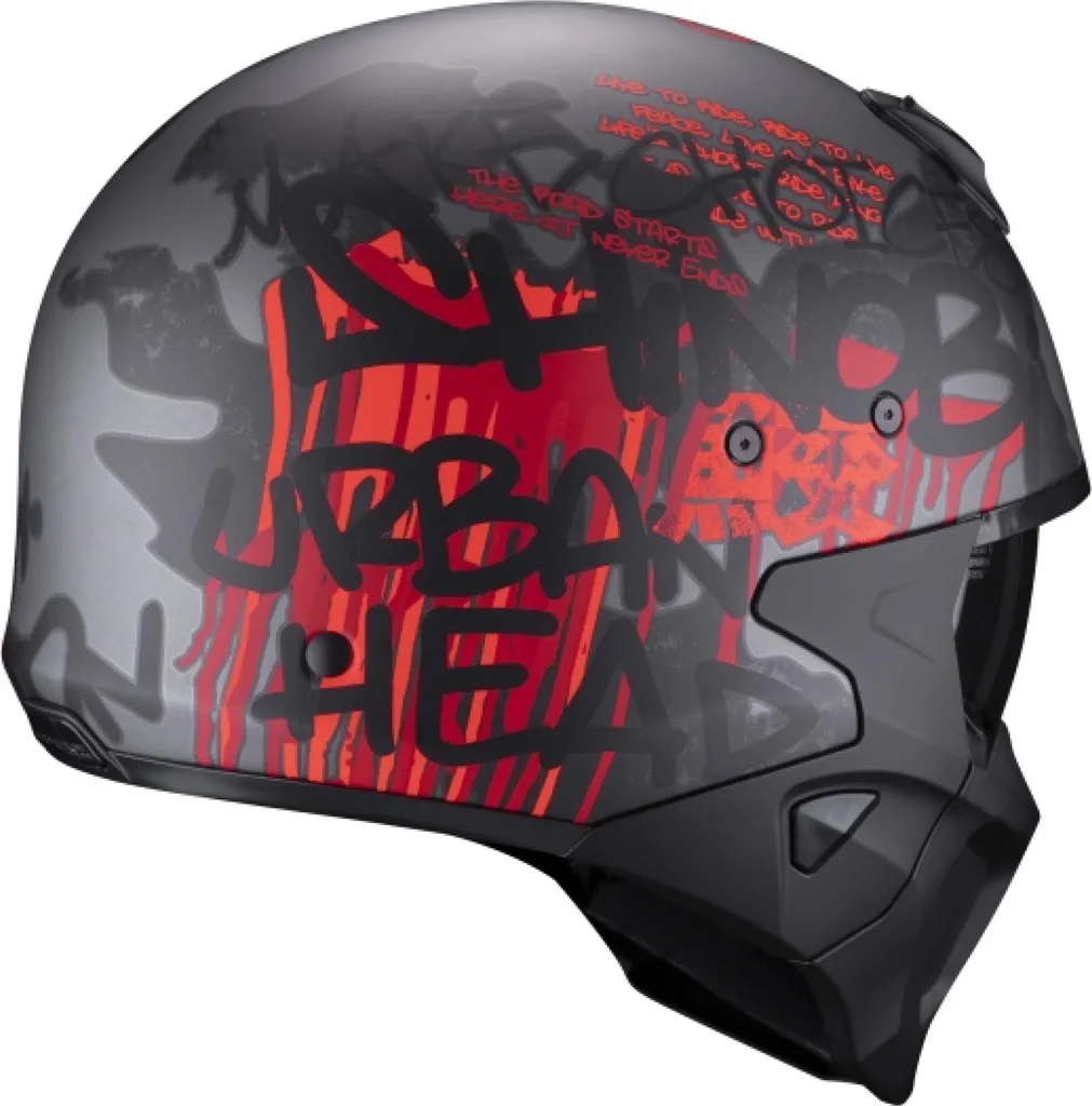 Casque Scorpion Covert-X Wall en fibre Ultra TCT mat argent foncé S - 3