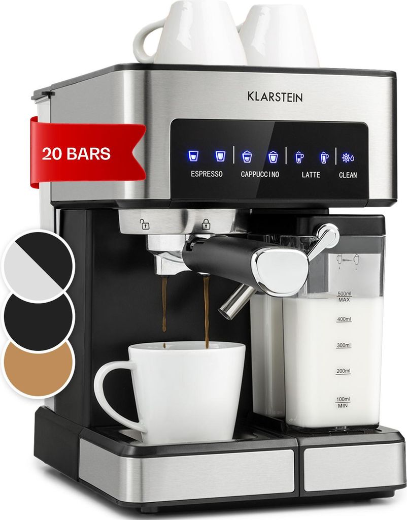 Klarstein Machine  1,8L à café espresso à porte-filtre avec Image du produit 