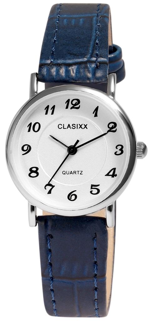 Clasixx Damenuhr mit Kunstlederionsarmband Produktbild 