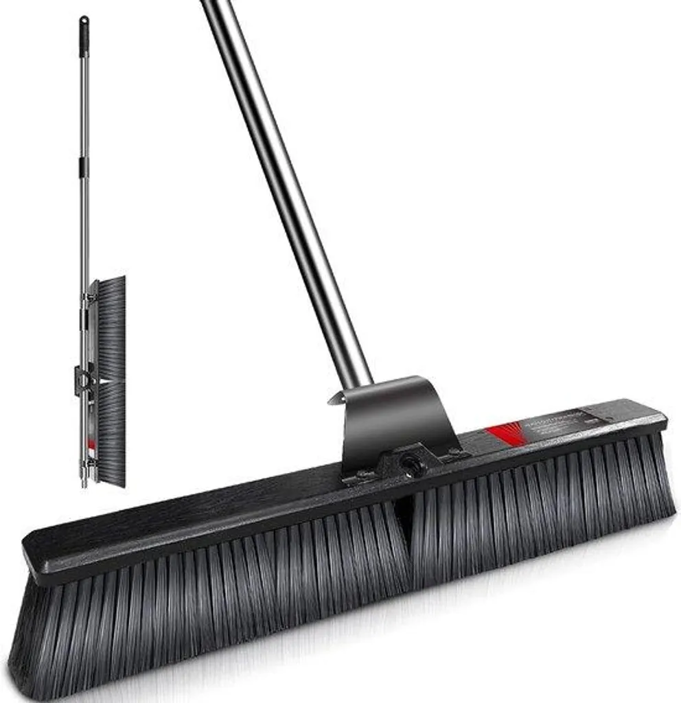 Balai large 63 cm poils durs : finissez-en avec les saletés incrustées