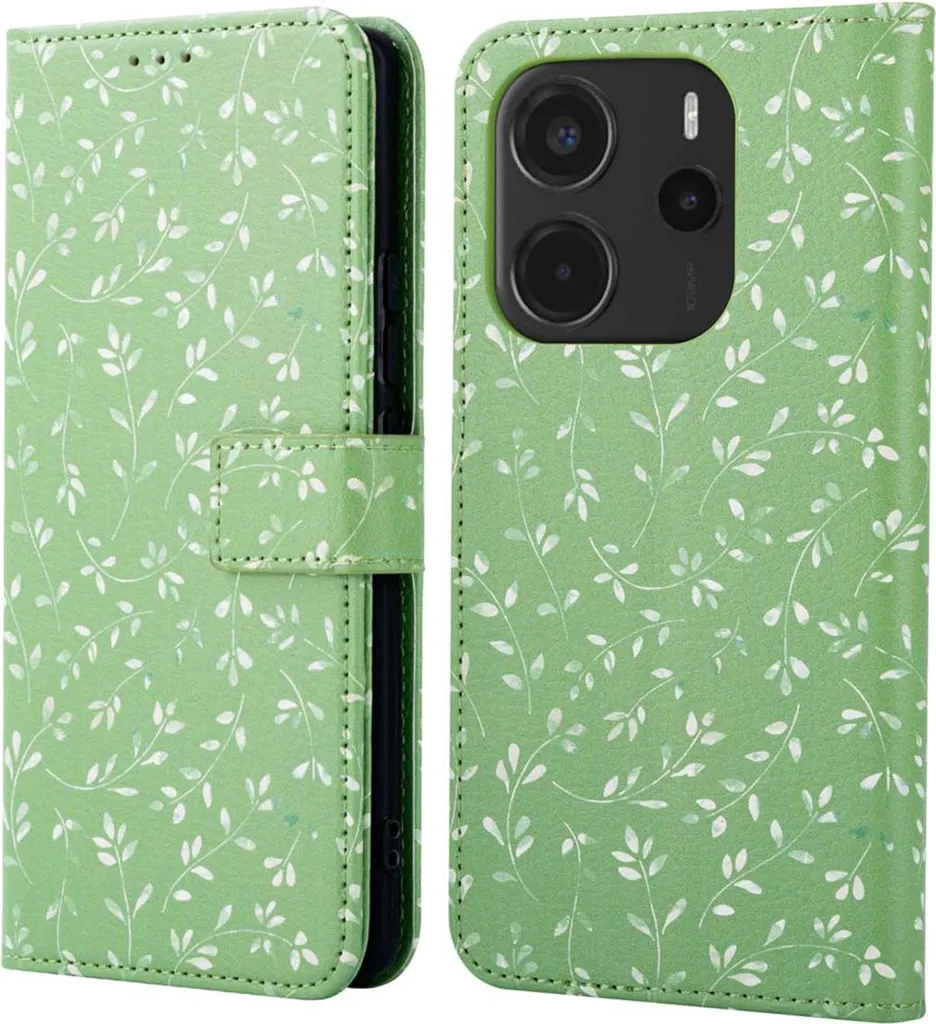 Cover imoshion Xiaomi Redmi Note 14 4G - Design Green Flowers