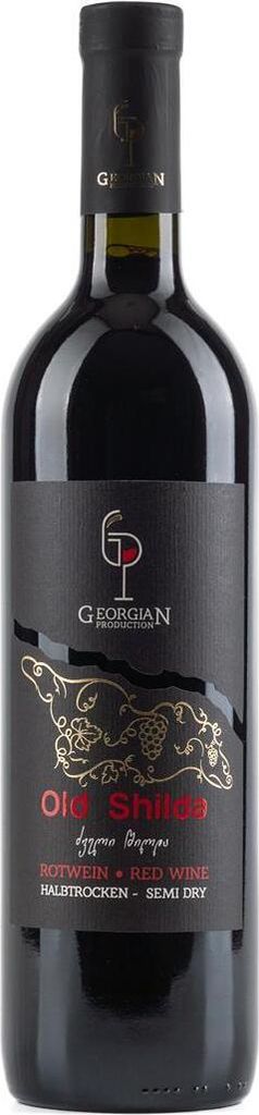 Old Shilda Georgian Production rot halbtrocken Wein aus Georgien